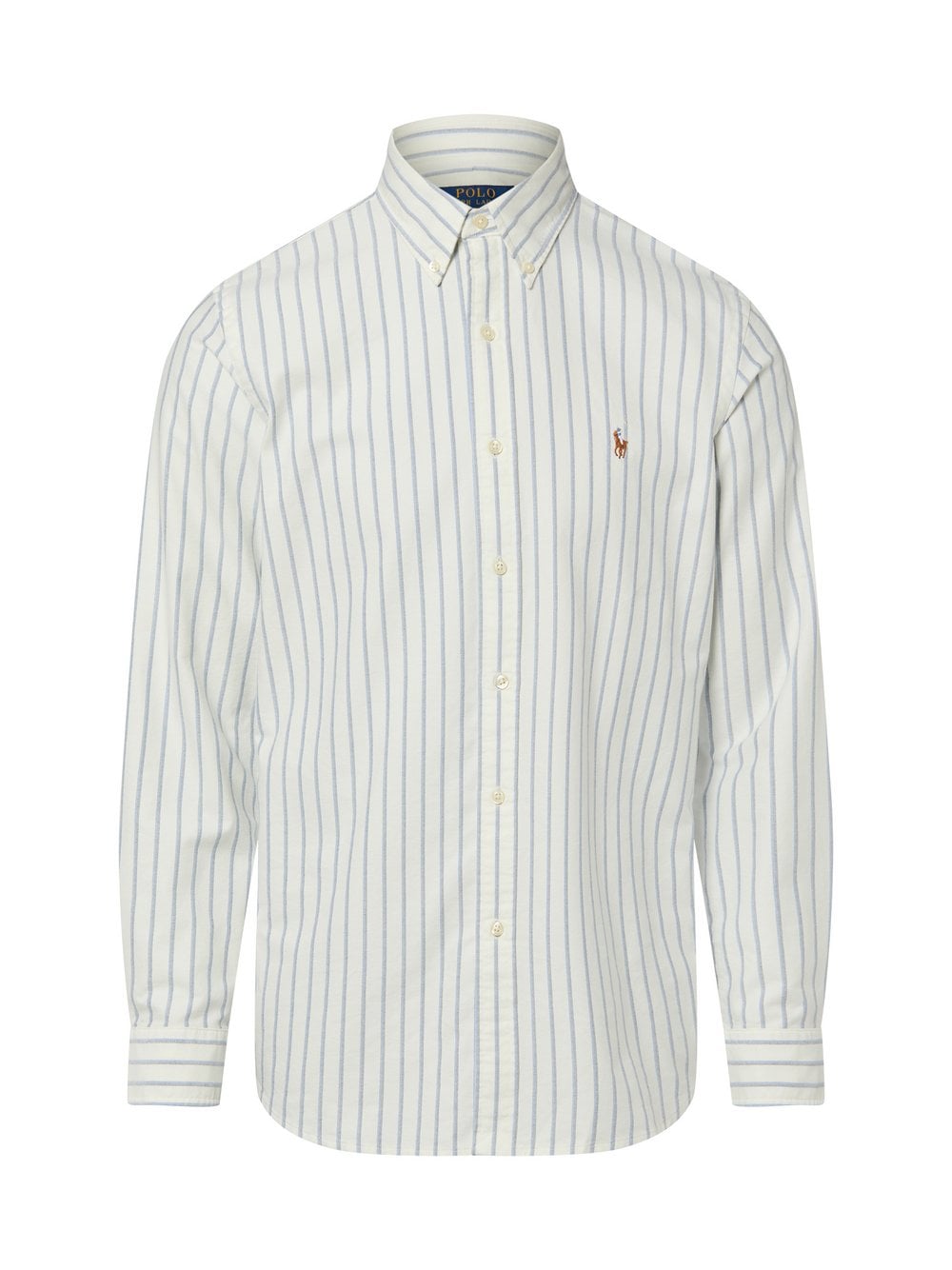 Polo Ralph Lauren Koszula męska Mężczyźni Regular Fit Bawełna niebieski|biały w paski, L