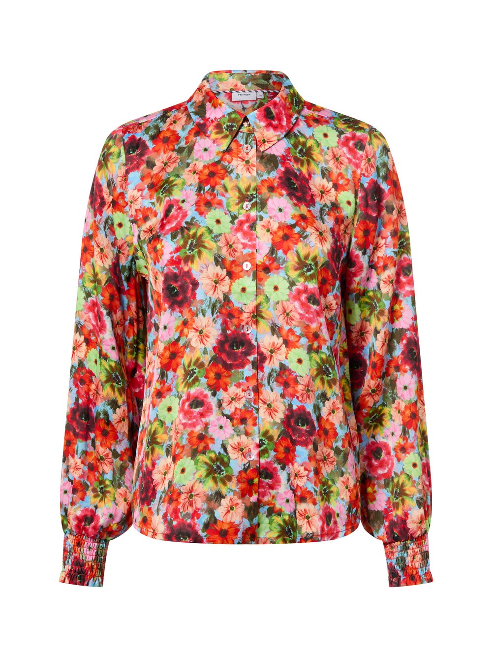 Nümph Letnia bluzka damska - NUMista Kobiety wiskoza czerwony|wielokolorowy wzorzysty, 36