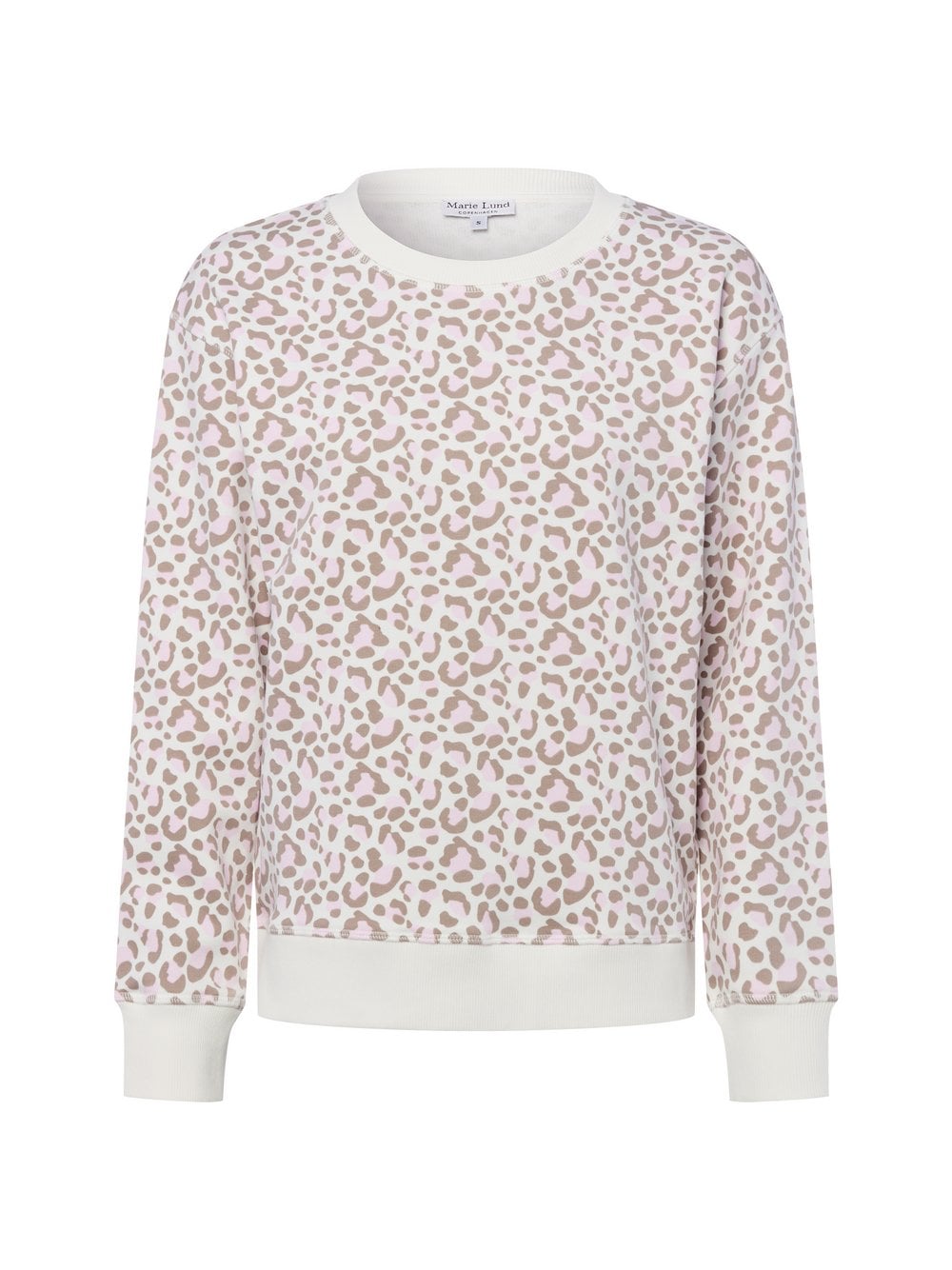 Marie Lund Bluza damska Kobiety brązowy|różowy|biały wzorzysty, S