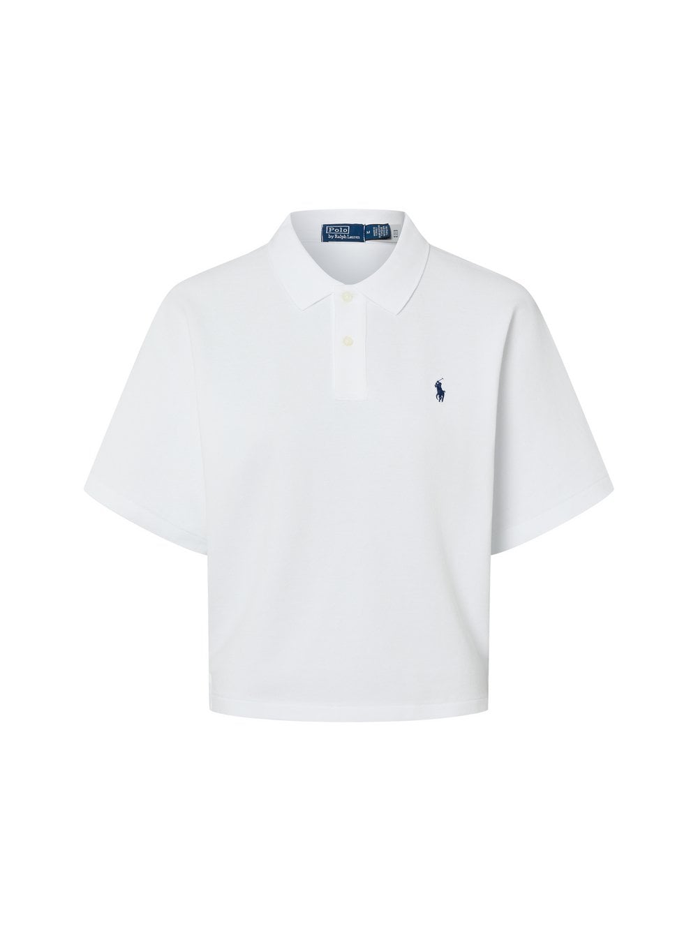 Polo Ralph Lauren Damska koszulka polo Kobiety Bawełna biały jednolity, XS