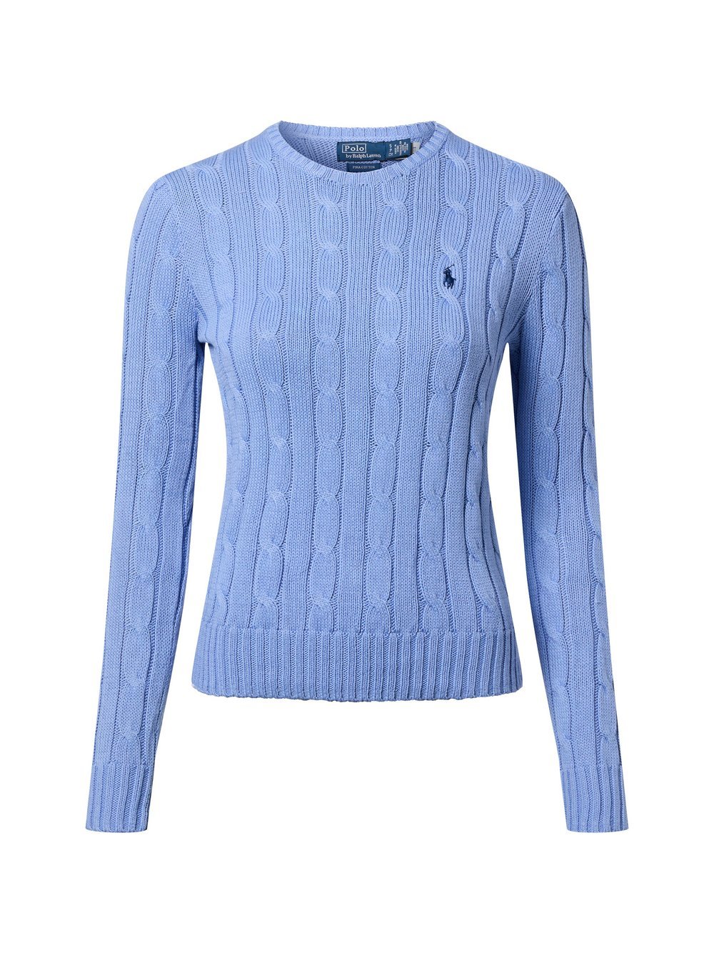 Polo Ralph Lauren Sweter damski z dzianiny Kobiety Bawełna biały jednolity, M