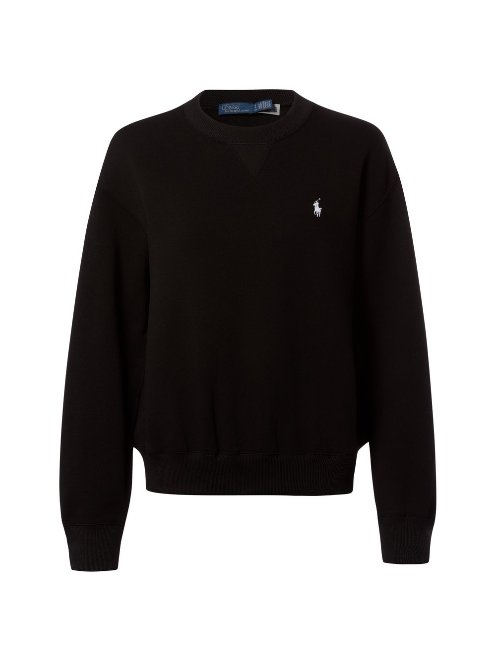 Polo Ralph Lauren Bluza damska Kobiety Materiał dresowy czarny jednolity, M