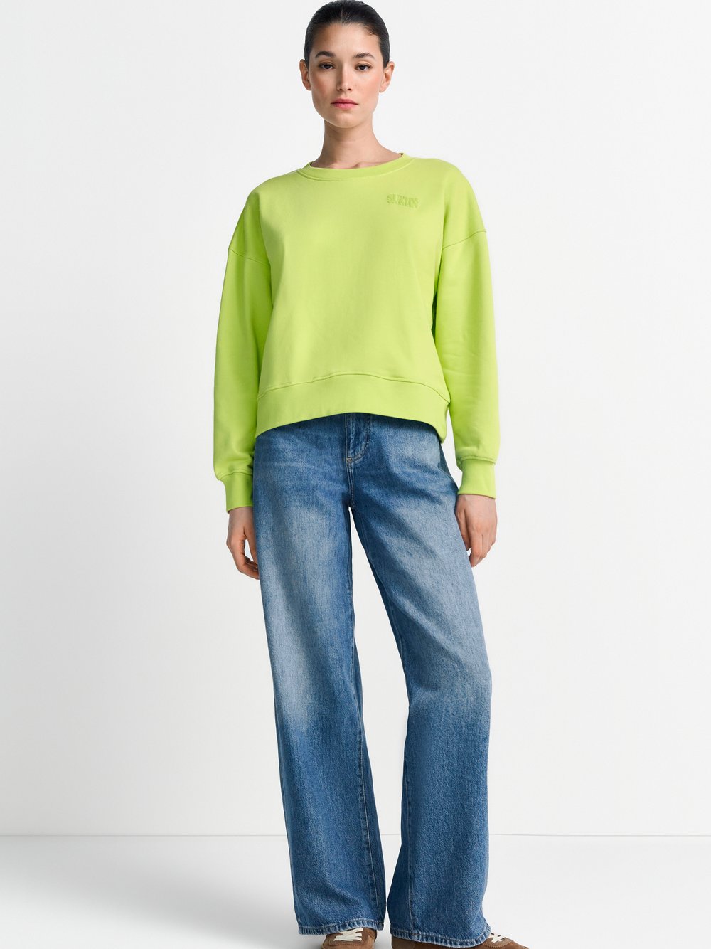 Rich & Royal Bluza damska Kobiety zielony nadruk, XL