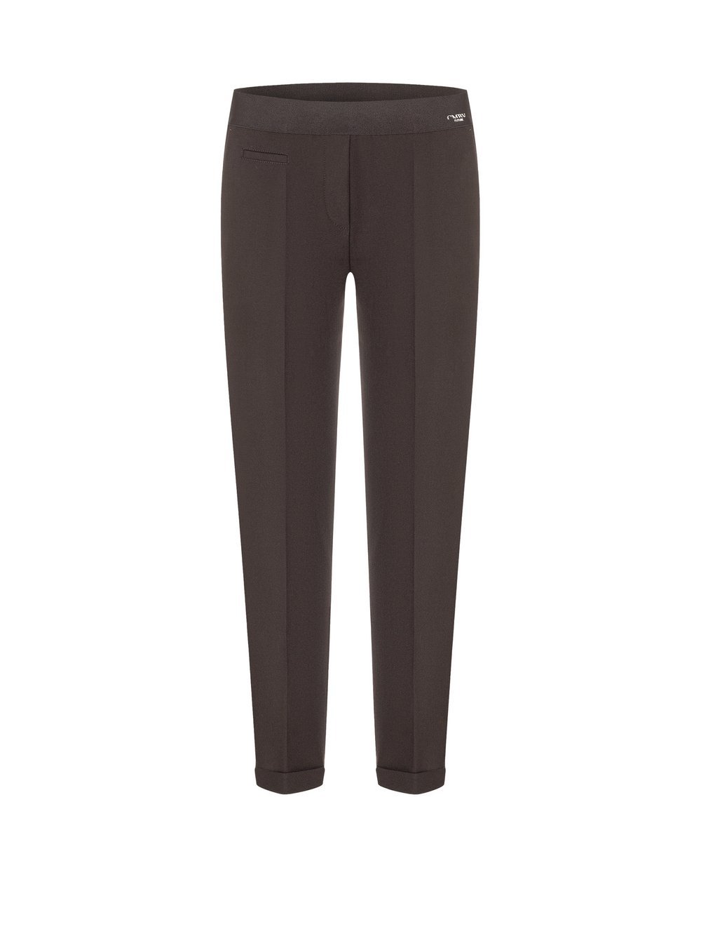 Cambio Damskie spodnie materiałowe - Kim Kobiety Sztuczne włókno brązowy jednolity, 40