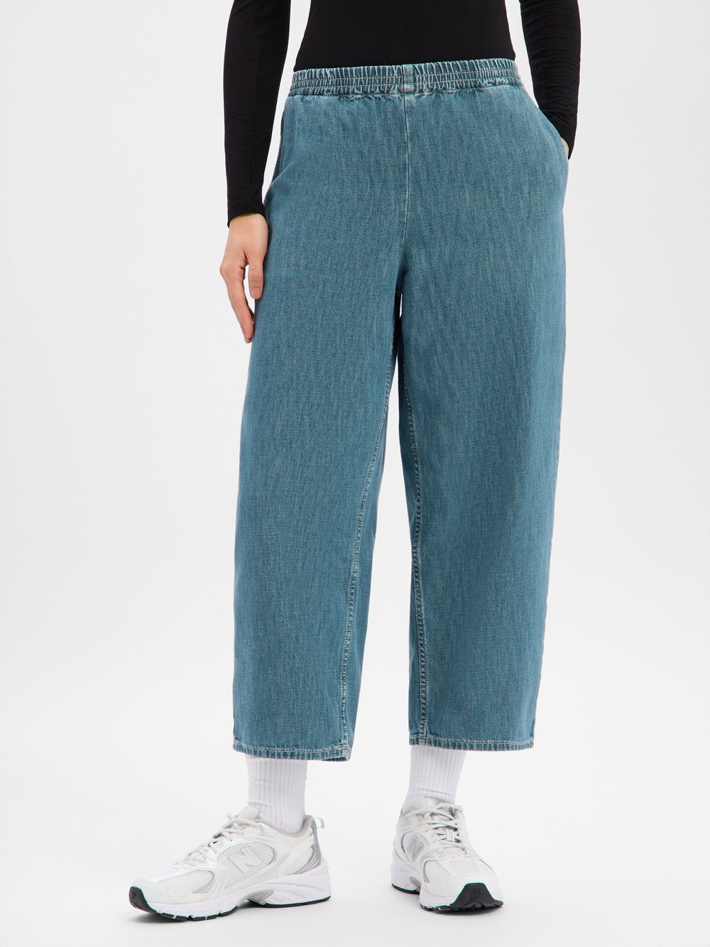 american vintage Dżinsy - Ydopark Kobiety Bawełna niebieski jednolity, L