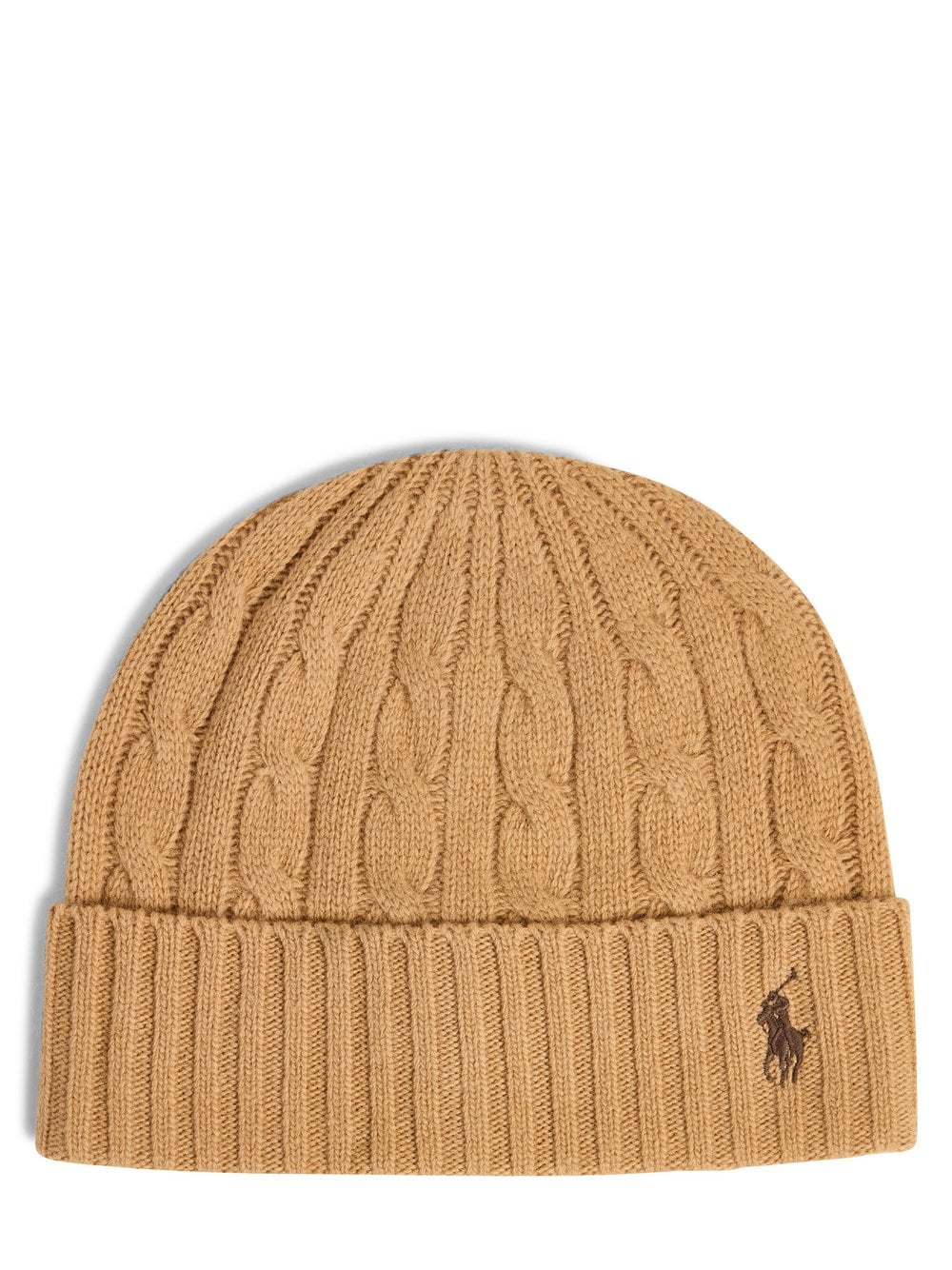 Polo Ralph Lauren Męska czapka Mężczyźni beżowy jednolity, ONE SIZE