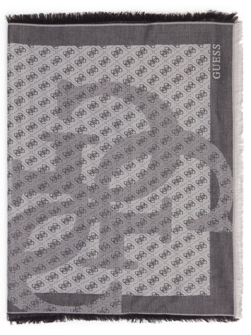 GUESS Damski tkany szalik Kobiety szary wzorzysty, ONE SIZE