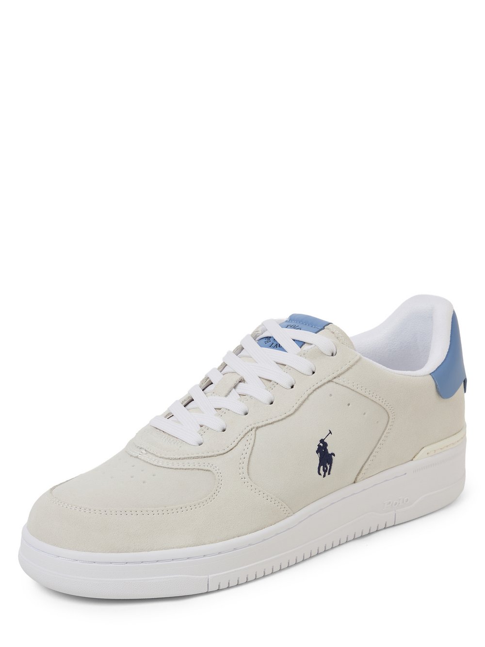 Polo Ralph Lauren Skórzane sneakersy - Masters Court Mężczyźni skóra beżowy jednolity, 41