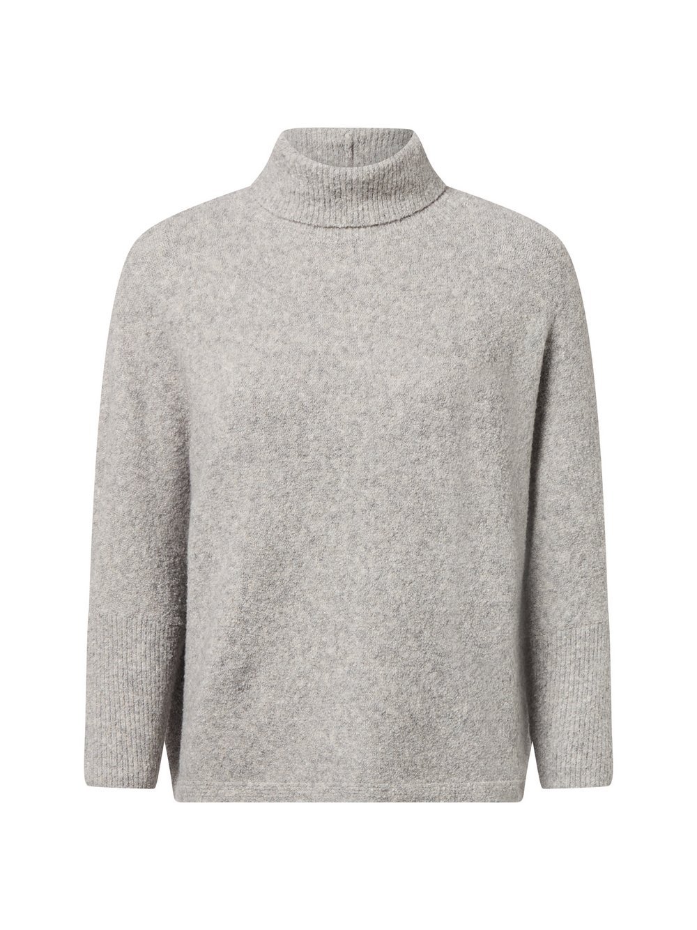 Someday Damski sweter z dzianiny z wełną - detal Tiola Kobiety Sztuczne włókno szary marmurkowy, M