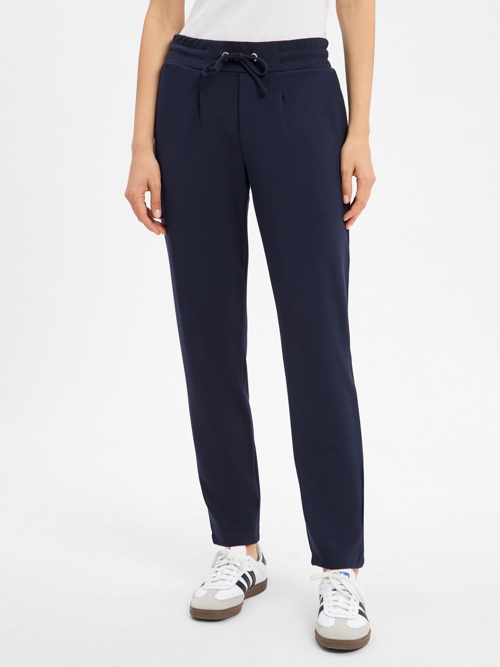 Marie Lund Damskie spodnie dresowe Kobiety niebieski jednolity, M