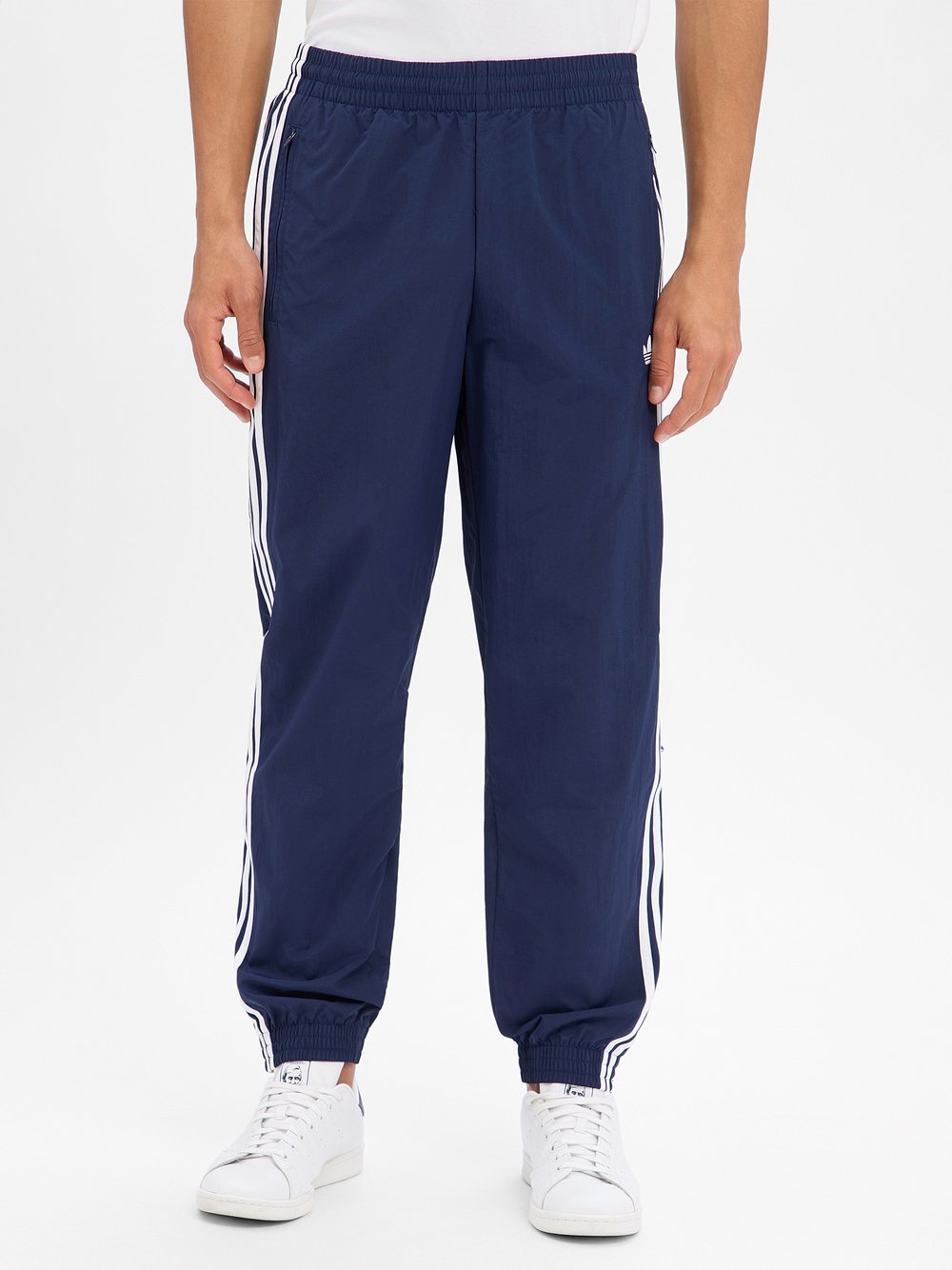adidas Originals Męskie spodnie dresowe - Firebird Mężczyźni niebieski jednolity, M