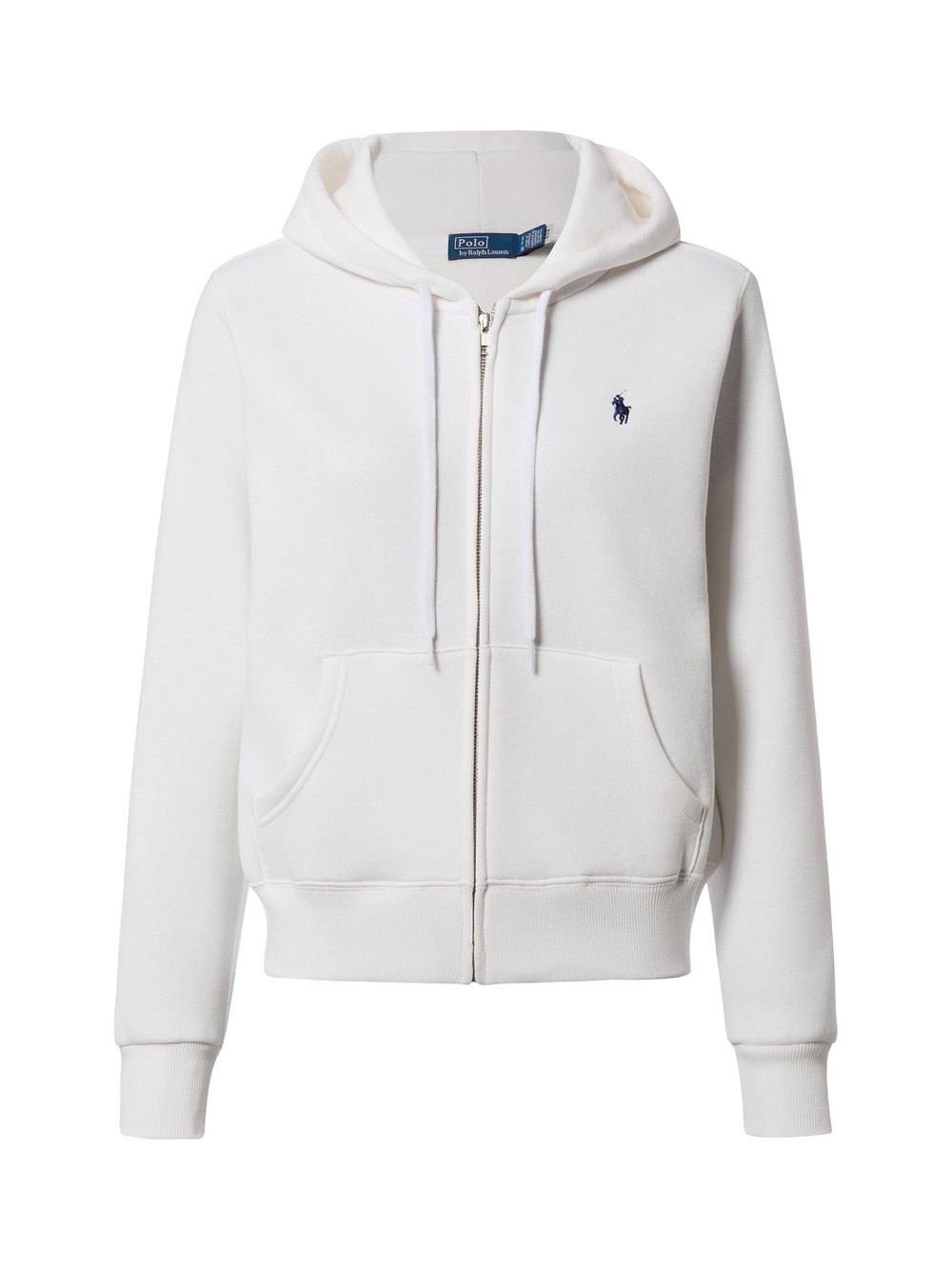 Polo Ralph Lauren Damska kurtka dresowa Kobiety Bawełna biały jednolity, L