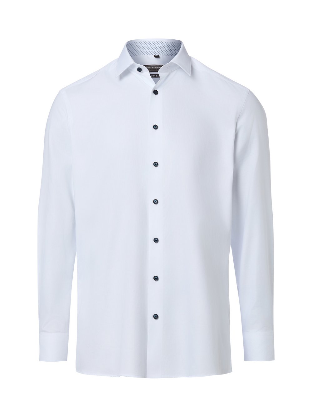 Finshley & Harding Koszula męska Mężczyźni Modern Fit Bawełna (100%) biały jednolity, 42