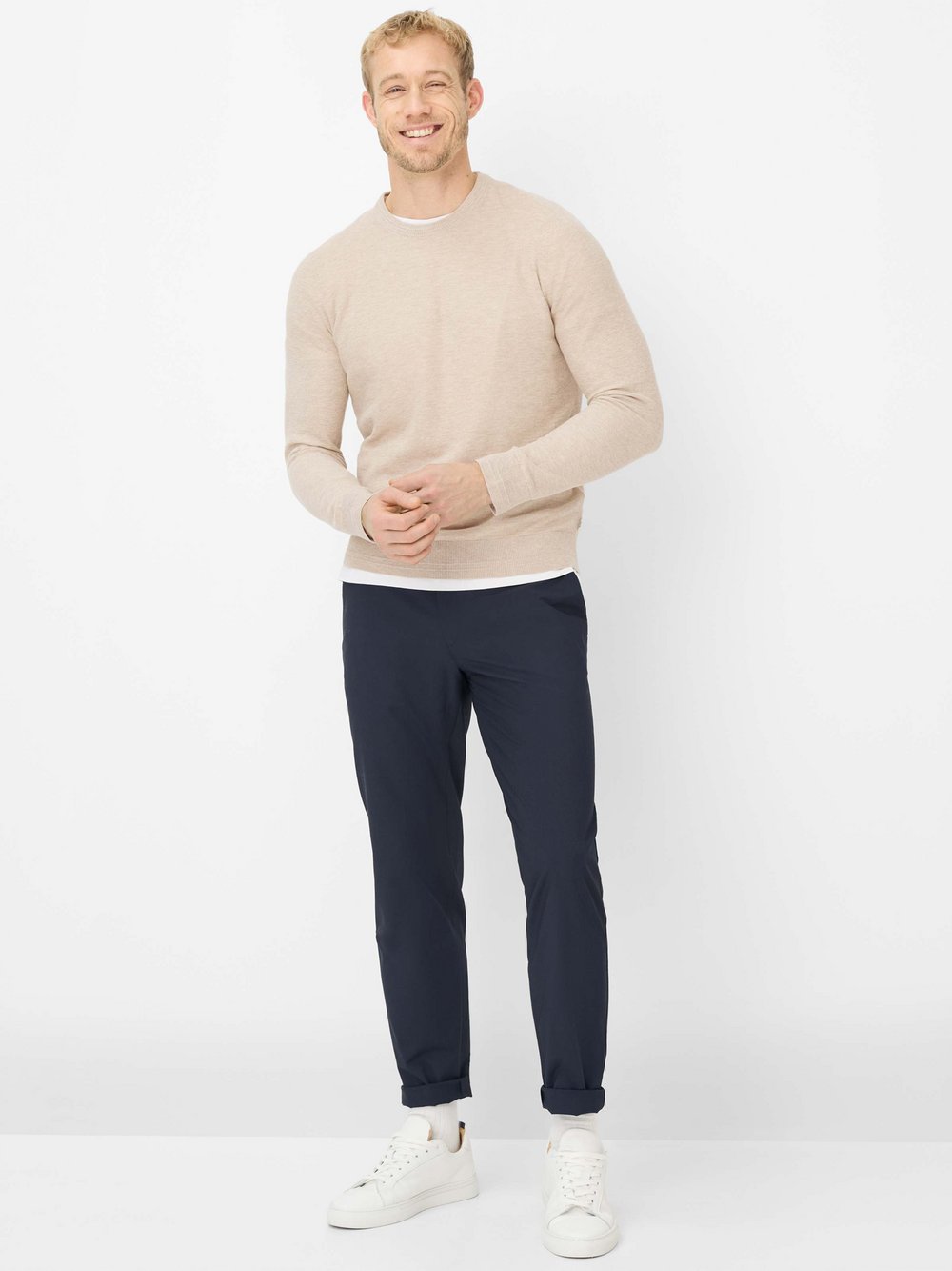 BRAX Spodnie - Phil P Mężczyźni niebieski jednolity, 36-34