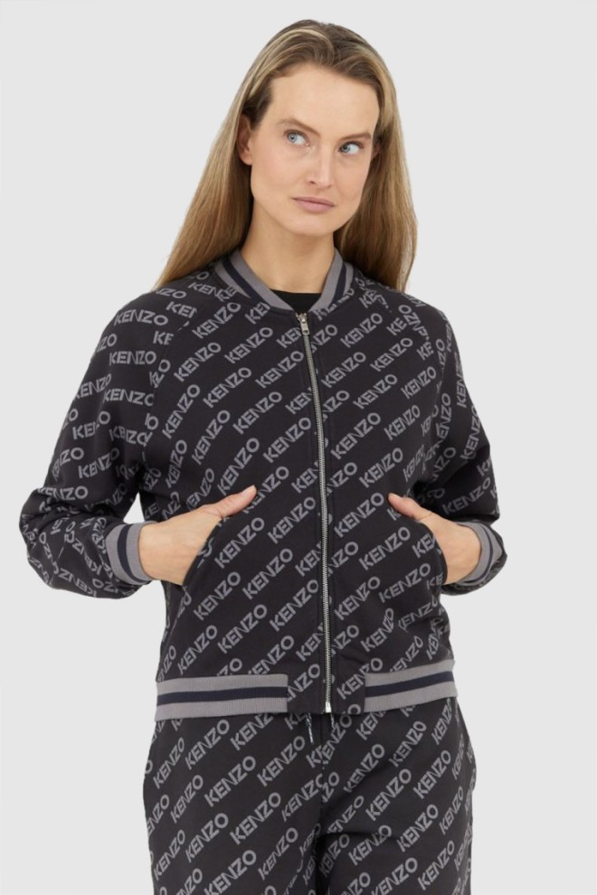 KENZO Rozpinana bluza damska w logo, Rozmiar S