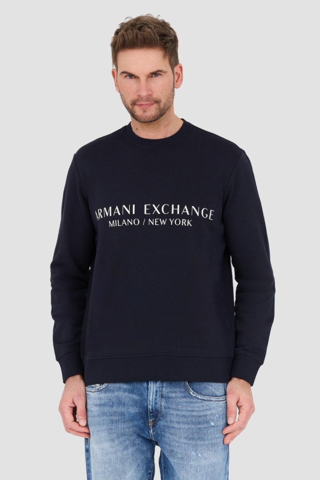 ARMANI EXCHANGE Granatowa męska bluza, Rozmiar XXL