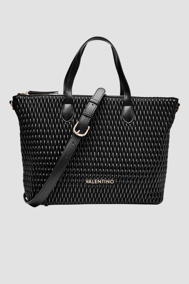 VALENTINO Czarna shopperka damska Frequency Re Shopping