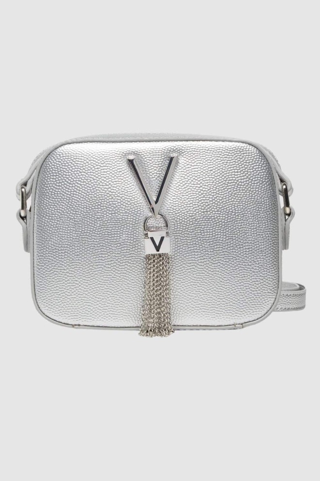 VALENTINO Srebrna torebka Divina Camera Bag SS26
