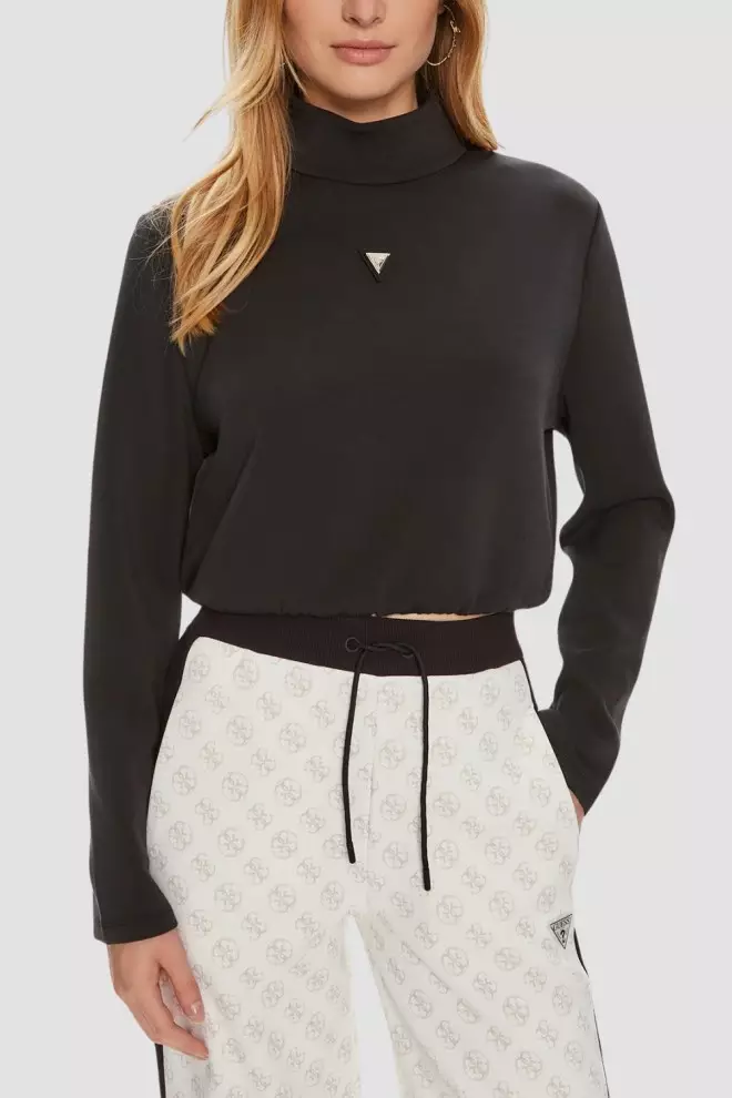 GUESS Czarna damska bluza Olympe, Rozmiar L