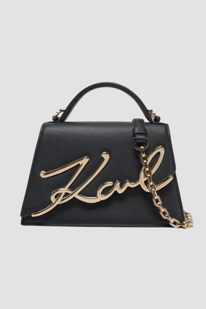 KARL LAGERFELD Czarna torebka K/signature 2.0