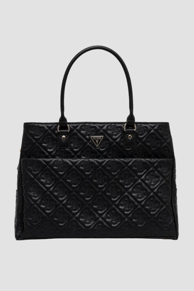 GUESS Czarna damska podróżna torebka Adelasia