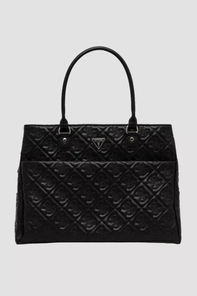 GUESS Czarna damska podróżna torebka Adelasia