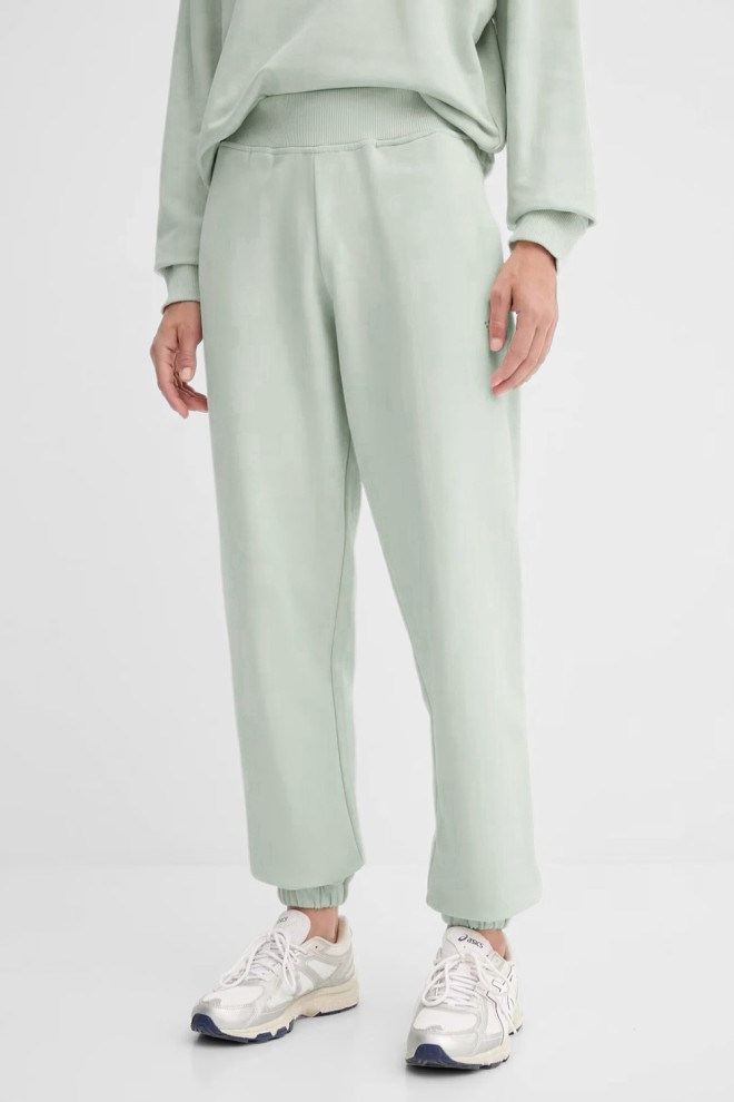 GUESS Zielone spodnie dresowe damskie Primula, Rozmiar M