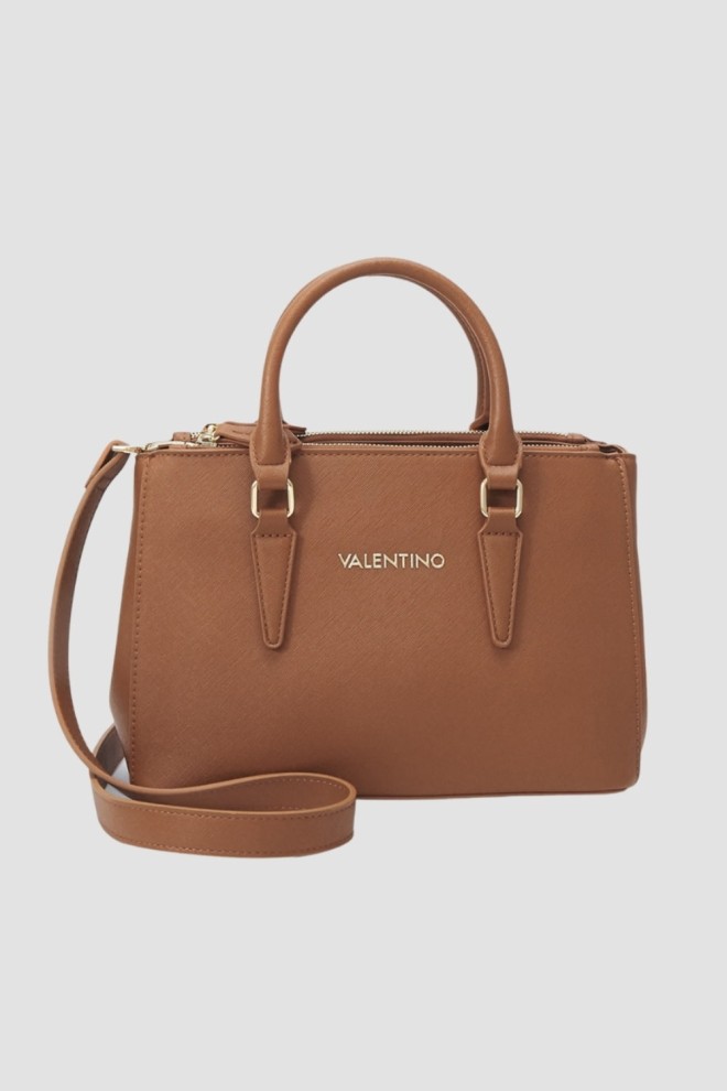 VALENTINO Brązowa shopperka Zero Re