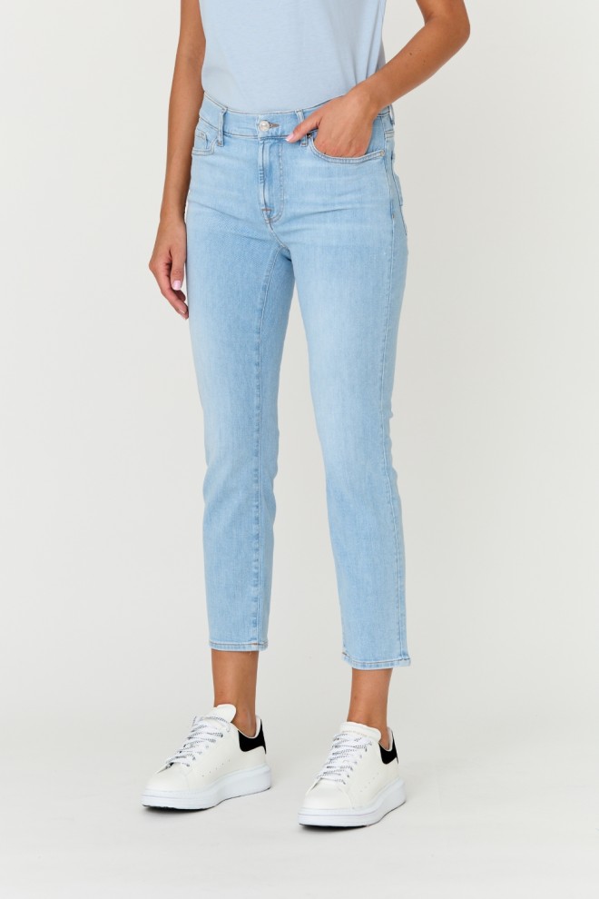 7 FOR ALL MANKIND Jasne jeansy damskie Wind Catcher, Rozmiar 29