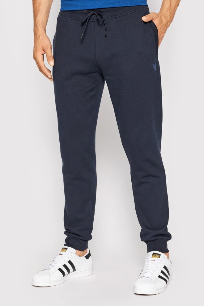 GUESS Granatowe męskie spodnie Aldwin, Rozmiar XL