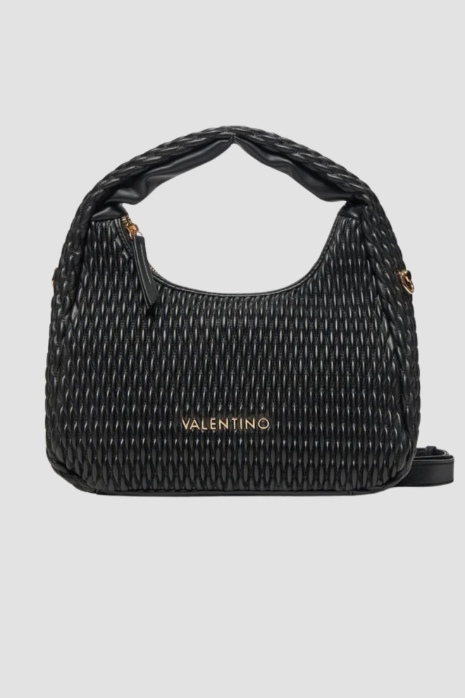 VALENTINO Czarna torebka damska Frequency Re Hobo Bag