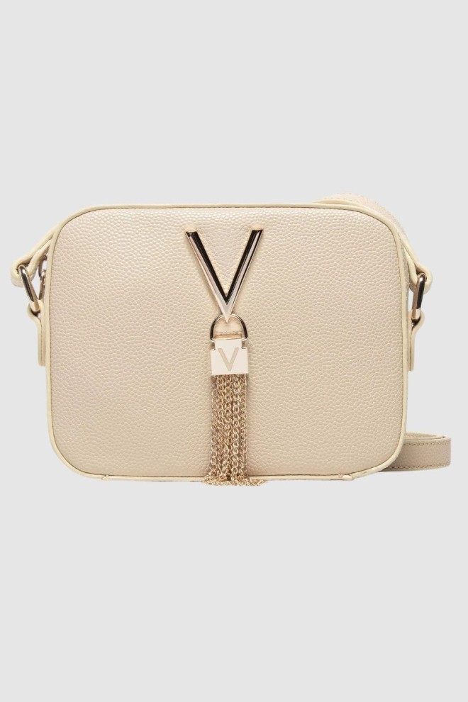 VALENTINO Beżowa torebka Divina Camera Bag SS26