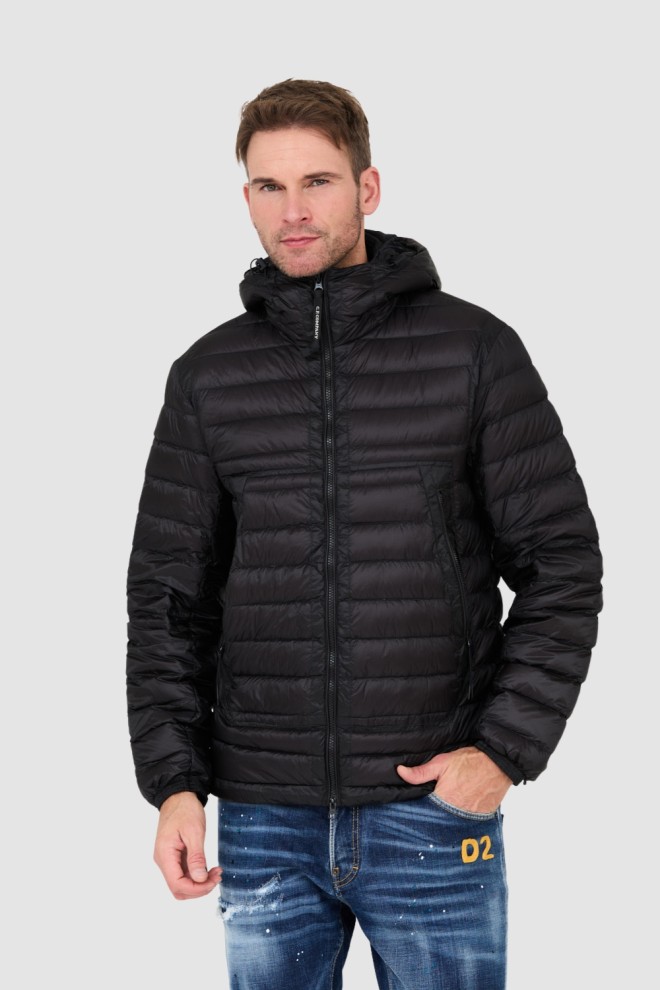 C.P. COMPANY Czarna męska kurtka Medium Jacket Water Resistant, Rozmiar 52