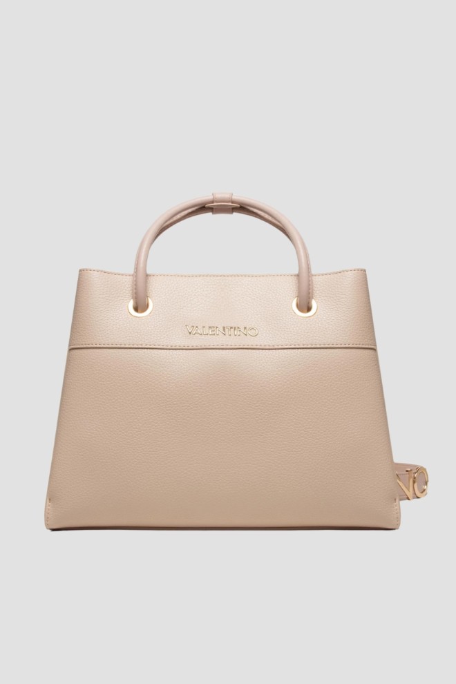 VALENTINO Beżowa shopperka Alexia SS26