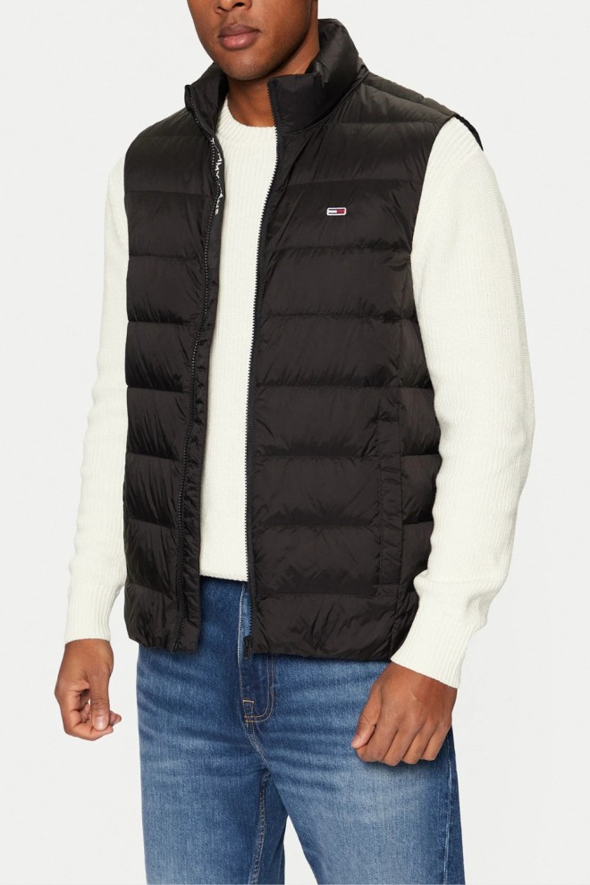 TOMMY JEANS Czarny męski bezrękawnik, Rozmiar XXL