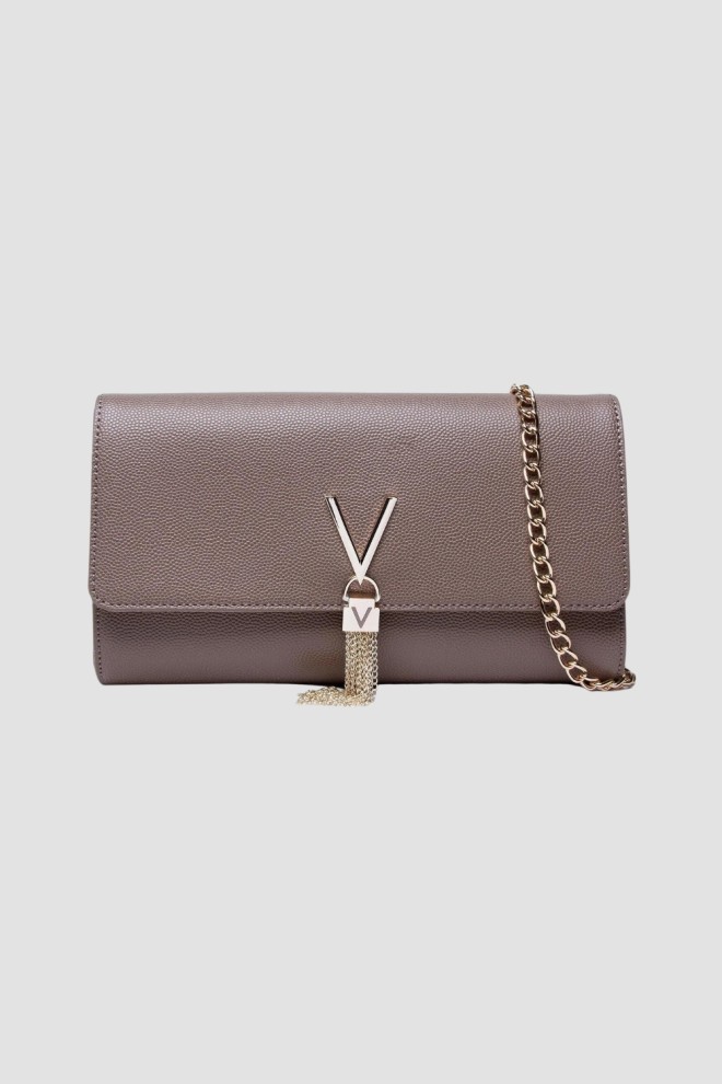 VALENTINO Kopertówka Divina Pochette w kolorze taupe
