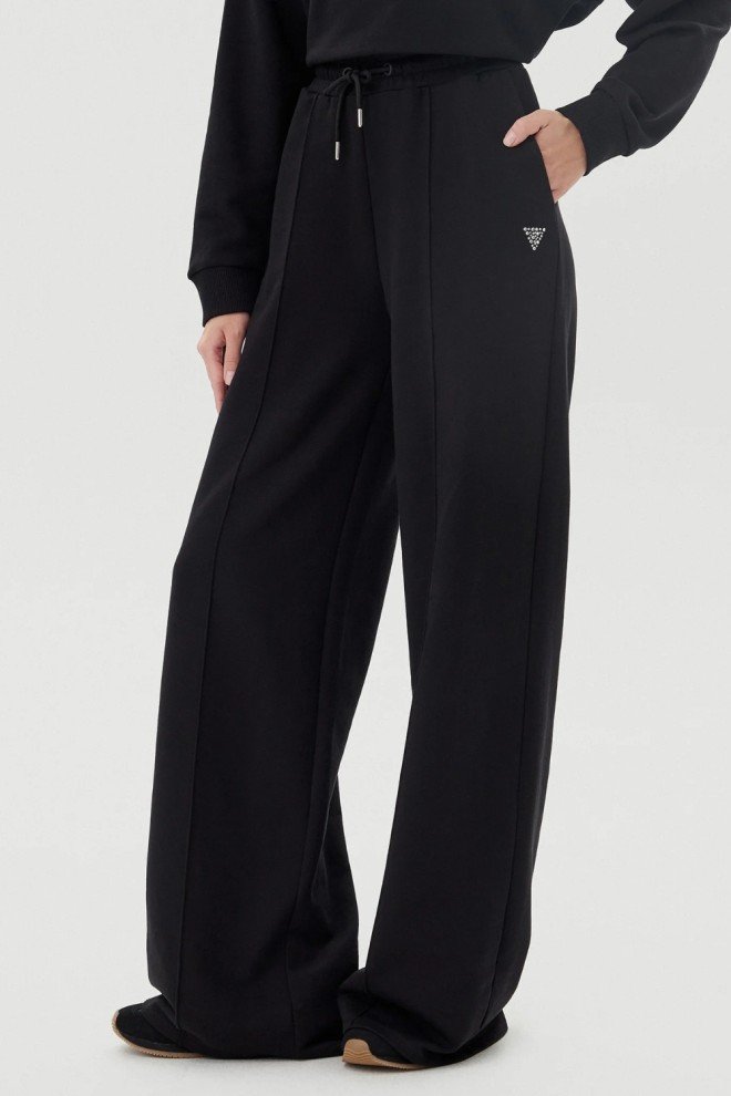 GUESS Czarne dresowe spodnie damskie Primula, Rozmiar S
