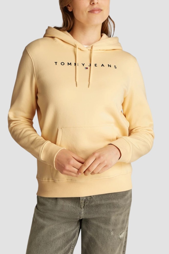 TOMMY JEANS Żółta damska bluza, Rozmiar M