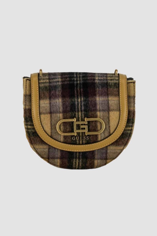 GUESS Brązowa torebka Fleet Mini