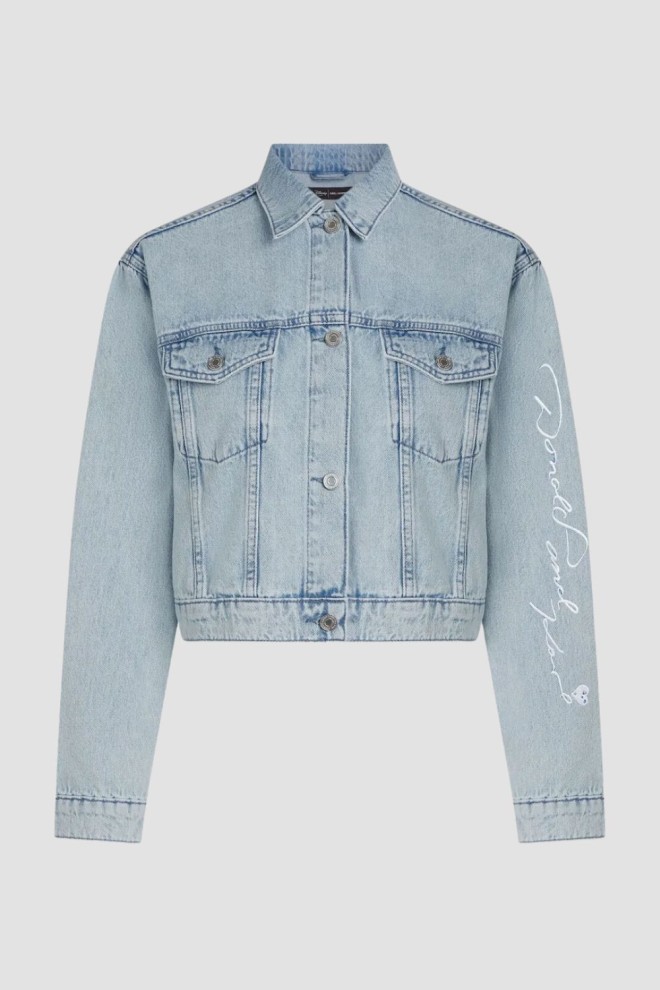 KARL LAGERFELD Kurtka jeansowa damska KLxDisney, Rozmiar M