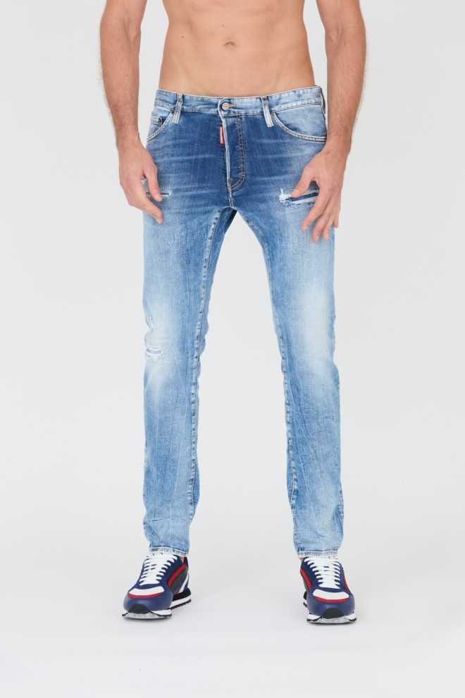DSQUARED2 Niebieskie męskie jeansy Cool Guy Jean, Rozmiar 48