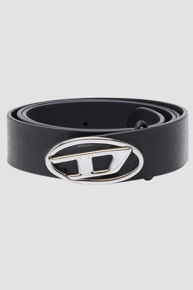 DIESEL Czarny męski pasek B-1DR-LAYER, Rozmiar 100
