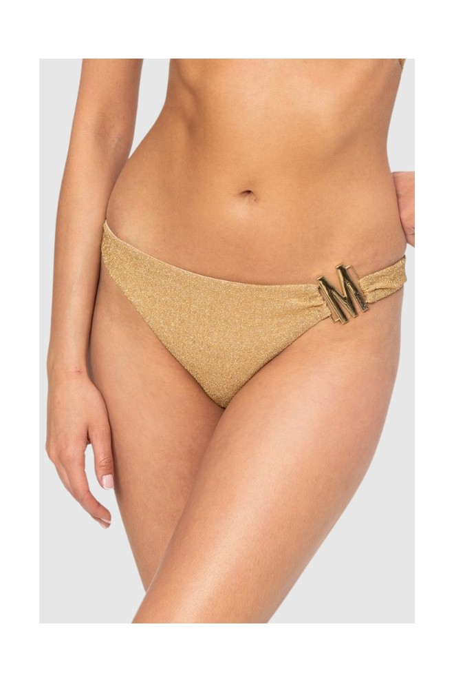 MOSCHINO Złoty dół od bikini, Rozmiar S