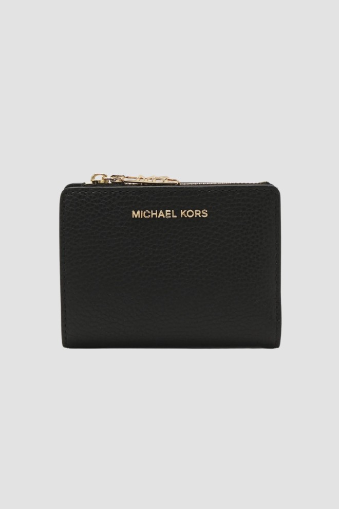 MICHAEL KORS Czarny portfel skórzany
