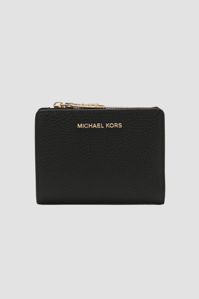 MICHAEL KORS Czarny portfel skórzany