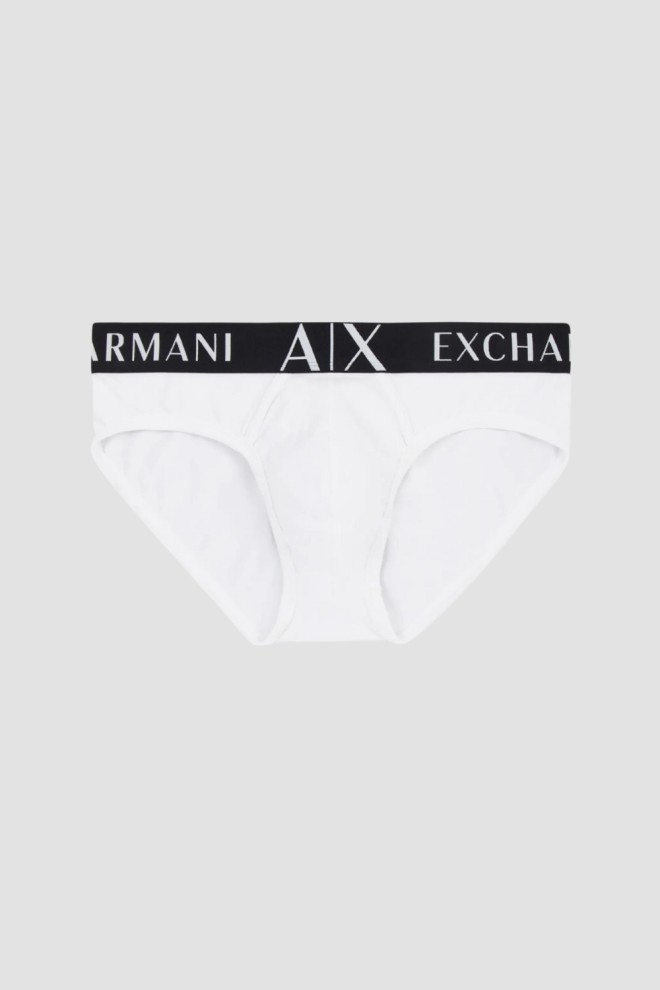 ARMANI EXCHANGE Białe slipy, Rozmiar L