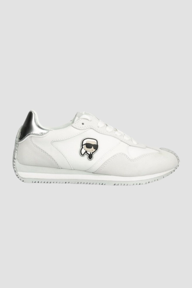 KARL LAGERFELD Białe sneakersy Velocette Embro Nft, Rozmiar 39