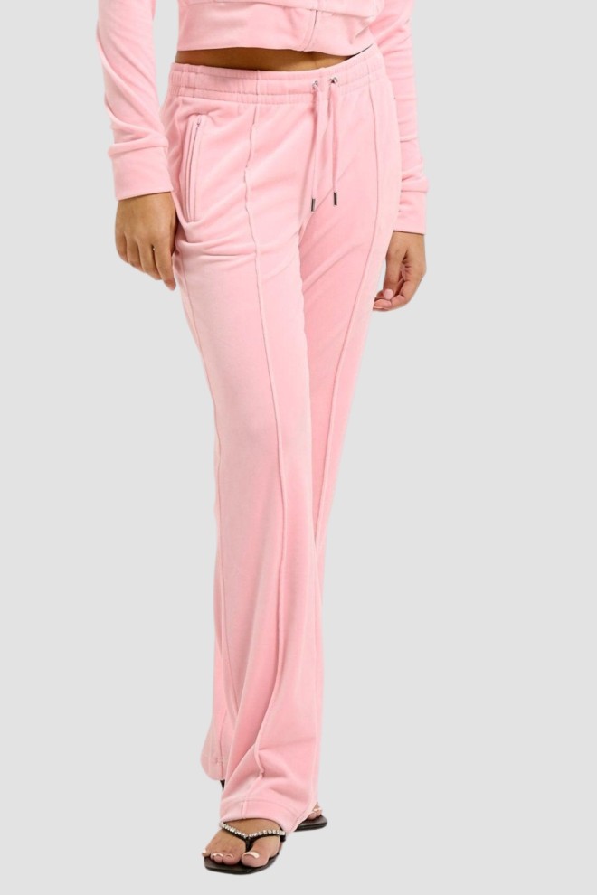 JUICY COUTURE Różowe damskie spodnie dresowe Tina Trackpants, Rozmiar M
