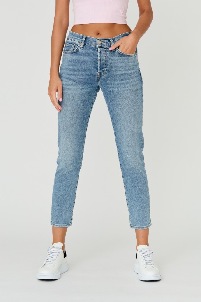 7 FOR ALL MANKIND Niebieskie damskie jeansy JOSEFINA LUXE VINTAGE SELFMADE, Rozmiar 28