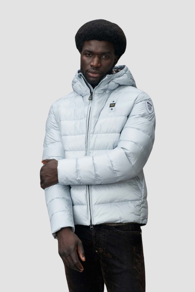 BLAUER Błękitna kurtka męska Acton Short Jackets, Rozmiar XXL